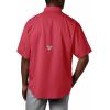 Columbia Men’s Silver Ridge Blocked Long Sleeve Shirt(Sunset Red)