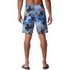 Columbia Men’s Silver Ridge Blocked Long Sleeve Shirt(Vivid Blue Gamefish Camo)