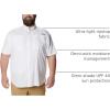 Columbia Men’s Silver Ridge Blocked Long Sleeve Shirt(White – Legacy)