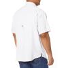 Columbia Men’s Silver Ridge Blocked Long Sleeve Shirt(White)