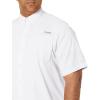 Columbia Men’s Silver Ridge Blocked Long Sleeve Shirt(White)