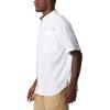 Columbia Men’s Silver Ridge Blocked Long Sleeve Shirt(White/Realtree Edge)