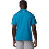 Columbia Mens Slack Tide II Stretch Polo(Blue Echo)