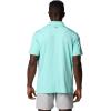 Columbia Mens Slack Tide II Stretch Polo(Gulf Stream)