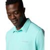 Columbia Mens Slack Tide II Stretch Polo(Gulf Stream)