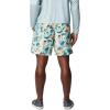 Columbia Mens Super Backcast II Water Short(Midnight Teal Ikat Palms)