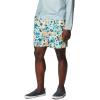 Columbia Mens Super Backcast II Water Short(Midnight Teal Ikat Palms)