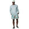 Columbia Mens Super Backcast II Water Short(Midnight Teal Ikat Palms)