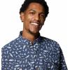 Columbia Mens Super Bahama II Short Sleeve Shirt(Nocturnal Cast N Blast)