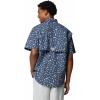 Columbia Mens Super Bahama II Short Sleeve Shirt(Nocturnal Cast N Blast)
