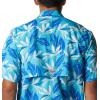 Columbia Men’s Super Tamiami Long Sleeve Shirt(Atoll Tuna Paradise Print)