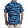 Columbia Men’s Super Tamiami Long Sleeve Shirt(Black Rough Waves Print)
