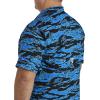 Columbia Men’s Super Tamiami Long Sleeve Shirt(Black Rough Waves Print)