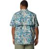 Columbia Men’s Super Tamiami Long Sleeve Shirt(Blue Echo Wild Caught)