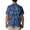 Columbia Men’s Super Tamiami Long Sleeve Shirt(Bluestone Basstyle Print)