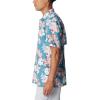 Columbia Men’s Super Tamiami Long Sleeve Shirt(Canyon Blue/Botanicraze)