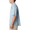 Columbia Men’s Super Tamiami Long Sleeve Shirt(Canyon Blue/Tunado Tonal)