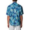 Columbia Men’s Super Tamiami Long Sleeve Shirt(Carbon Tunatropic Print)