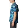 Columbia Men’s Super Tamiami Long Sleeve Shirt(Carbon Wildwaters Print)