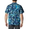 Columbia Men’s Super Tamiami Long Sleeve Shirt(Carbon Wildwaters Print)