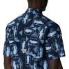 Columbia Men’s Super Tamiami Long Sleeve Shirt(Collegiate Navy Anchors Up)