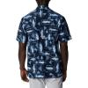 Columbia Men’s Super Tamiami Long Sleeve Shirt(Collegiate Navy Anchors Up)