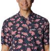 Columbia Men’s Super Tamiami Long Sleeve Shirt(Collegiate Navy Pfg Proud)