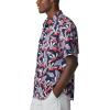 Columbia Men’s Super Tamiami Long Sleeve Shirt(Collegiate Navy Tuna Paradise Print)