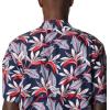 Columbia Men’s Super Tamiami Long Sleeve Shirt(Collegiate Navy Tuna Paradise Print)