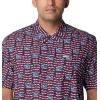 Columbia Men’s Super Tamiami Long Sleeve Shirt(Collegiate Navy/Pfg Banner)
