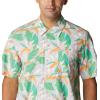 Columbia Men’s Super Tamiami Long Sleeve Shirt(Cool Grey Tuna Paradise Print)