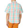 Columbia Men’s Super Tamiami Long Sleeve Shirt(Corange Blur Check)
