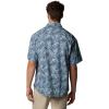 Columbia Men’s Super Tamiami Long Sleeve Shirt(Crushed Blue Marlin Palms)