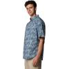Columbia Men’s Super Tamiami Long Sleeve Shirt(Crushed Blue Marlin Palms)