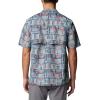 Columbia Men’s Super Tamiami Long Sleeve Shirt(Crushed Blue Tikiplaid)