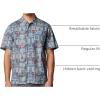 Columbia Men’s Super Tamiami Long Sleeve Shirt(Crushed Blue Tikiplaid)