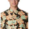 Columbia Men’s Super Tamiami Long Sleeve Shirt(Deep Olive/Botanicraze)