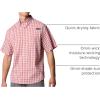 Columbia Men’s Super Tamiami Long Sleeve Shirt(Dusty Crimson Gradient Check)