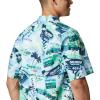 Columbia Men’s Super Tamiami Long Sleeve Shirt(Emerald Green Offshore Archive Print)