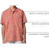Columbia Men’s Super Tamiami Long Sleeve Shirt(Faded Peach Marlin Chase)