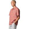 Columbia Men’s Super Tamiami Long Sleeve Shirt(Faded Peach Marlin Chase)
