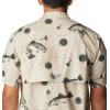 Columbia Men’s Super Tamiami Long Sleeve Shirt(Fossil Freshwater Dryfly Print)