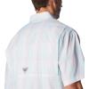 Columbia Men’s Super Tamiami Long Sleeve Shirt(Gulf Stream/All Over Gingham)
