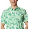 Columbia Men’s Super Tamiami Long Sleeve Shirt(Key West Polynesian Print)