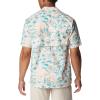 Columbia Men’s Super Tamiami Long Sleeve Shirt(Light Coral Seaday)