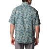 Columbia Men’s Super Tamiami Long Sleeve Shirt(Midnight Teal Tunado)