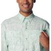 Columbia Men’s Super Tamiami Long Sleeve Shirt(New Mint/Tunado Tonal)
