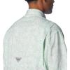 Columbia Men’s Super Tamiami Long Sleeve Shirt(New Mint/Tunado Tonal)