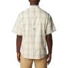 Columbia Men’s Super Tamiami Long Sleeve Shirt(Peach Fizz/All Over Gingham)