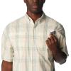 Columbia Men’s Super Tamiami Long Sleeve Shirt(Peach Fizz/All Over Gingham)